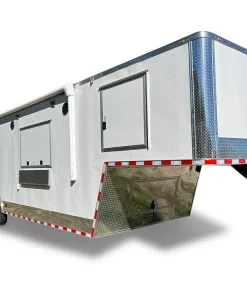 8.5x36 Gooseneck Food Trailer | Large Mobile Kitchen - Freedom Cargo