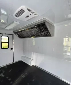 8.5X22 TA3 WHITE BLACKOUT BBQ TRAILER - Quality Cargo - Image 8