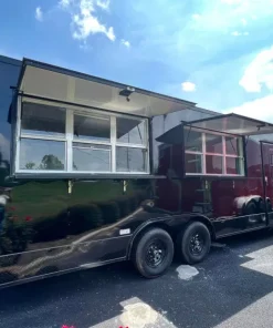 8.5X24 TA BLACK CONCESSION TRAILER - Quality Cargo