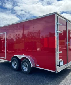 Alternative view of 7X16 TA RED CONCESSION TRAILER - Quality Cargo