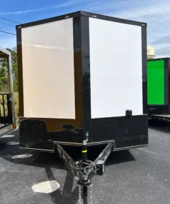 8.5X22 TA3 WHITE BLACKOUT BBQ TRAILER - Quality Cargo - Image 3