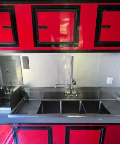 8.5x36 Gooseneck Food Trailer | Large Mobile Kitchen - Freedom Cargo - Image 7