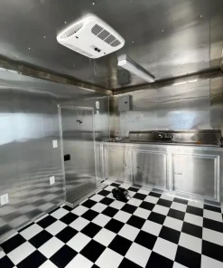 8.5x20 TA BBQ Food Trailer in Gray - Quality Cargo - Image 11