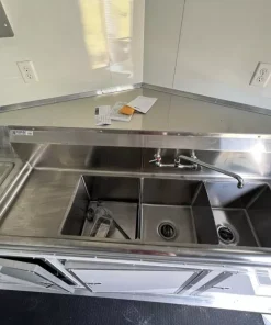 8.5X22 TA3 WHITE BLACKOUT BBQ TRAILER - Quality Cargo - Image 10