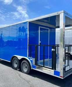8.5X20 TA3 DEEP BLUE BBQ TRAILER - Quality Cargo - Image 8