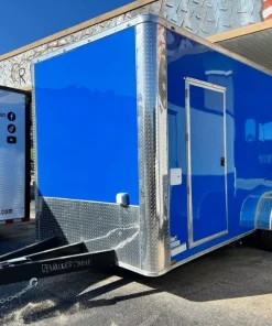 7 X 16 TA DEEP BLUE CONCESSION TRAILER - Quality Cargo