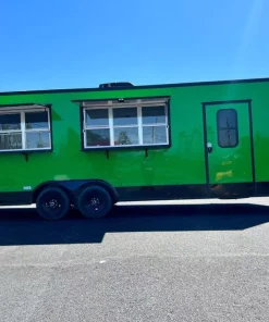 8.5X24 TA GREEN CONCESSION TRAILER - QUALITY CARGO