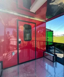 8.5X22 TA3 Red Blackout BBQ Trailer - Quality Cargo - Image 4