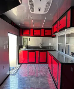 8.5x36 Gooseneck Food Trailer | Large Mobile Kitchen - Freedom Cargo - Image 11