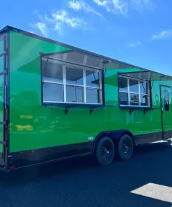 8.5X24 TA GREEN CONCESSION TRAILER - QUALITY CARGO - Image 3