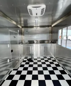 8.5x20 TA BBQ Food Trailer in Gray - Quality Cargo - Image 15