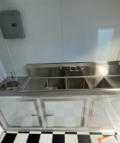 8.5x20 TA3 Concession Trailer - Food Trailer Blue - QUALITY CARGO - Image 3