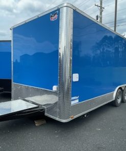 8.5x20 TA3 Concession Trailer - Food Trailer Blue - QUALITY CARGO