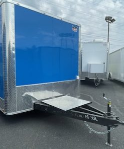 8.5x20 TA3 Concession Trailer - Food Trailer Blue - QUALITY CARGO - Image 8