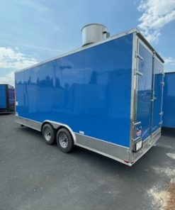 Alternative view of 8.5x20 TA3 Concession Trailer - Food Trailer Blue - QUALITY CARGO