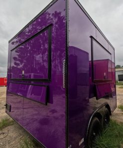 8.5x12 Purple Concession Trailer - Food & Vending - Quality Cargo - Image 4