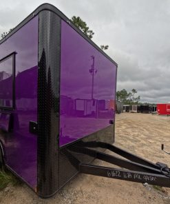 8.5x12 Purple Concession Trailer - Food & Vending - Quality Cargo - Image 3