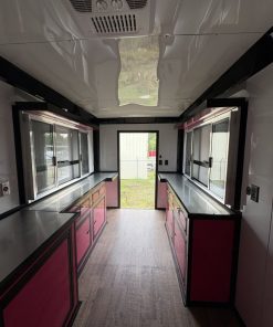 Alternative view of 7x14 TA Hot Pink Coffee Trailer - Food & Vending - Quality Cargo
