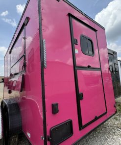 7x14 TA Hot Pink Coffee Trailer - Food & Vending - Quality Cargo - Image 4