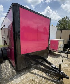 7x14 TA Hot Pink Coffee Trailer - Food & Vending - Quality Cargo - Image 6