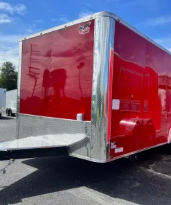8.5X20 TA3 RED BBQ TRAILER - Quality Cargo - Image 5