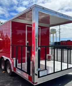 Alternative view of 8.5X20 TA3 RED BBQ TRAILER - Quality Cargo