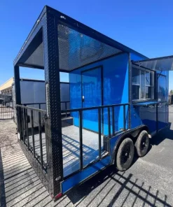 8.5x16 TA BBQ Trailer - Food Vending - QUALITY CARGO
