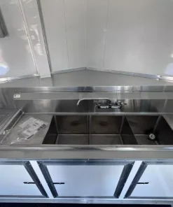 8.5X24 TA3 BLACK BBQ TRAILER - QUALITY CARGO - Image 12