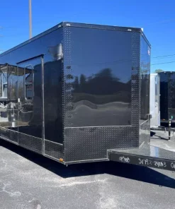 8.5X24 TA3 BLACK BBQ TRAILER - QUALITY CARGO - Image 7
