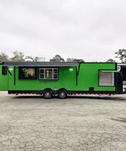 Alternative view of 8.5x28 PREMIUM FOOD TRAILER W/ WALK-IN COOLER & BATHROOM (#RCT-995)