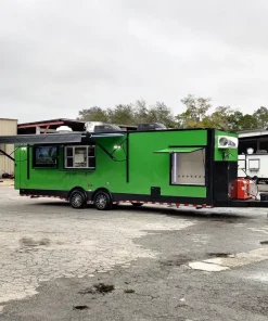 8.5x28 PREMIUM FOOD TRAILER W/ WALK-IN COOLER & BATHROOM (#RCT-995)