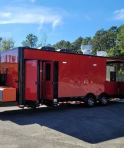 8.5x28 PREMIUM TURNKEY BBQ TRAILER w/ DIGITAL SMOKER - (#RCT-699) - Image 3