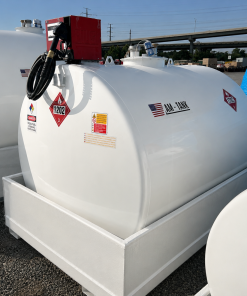 AM Tank 1,050 Gallon Diesel Fuel Tank with Pump and Containment Pan