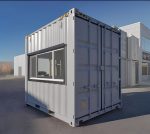 10ft x 10ft High Cube Mobile Office Container