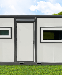 13ft Grey & White Portable Container Office