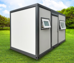 13ft Grey & White Portable Container Office