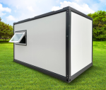 13ft Grey & White Portable Container Office