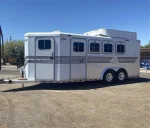 2000 Morgan Built 3 Horse Bumper Pull Horse Trailer