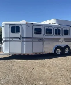 2000 Morgan Built 3 Horse Bumper Pull Horse Trailer