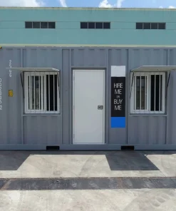 20′ High Cube Office Container with Kitchenette and Internal Conduit