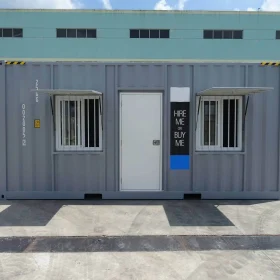 20′ High Cube Office Container with Kitchenette and Internal Conduit