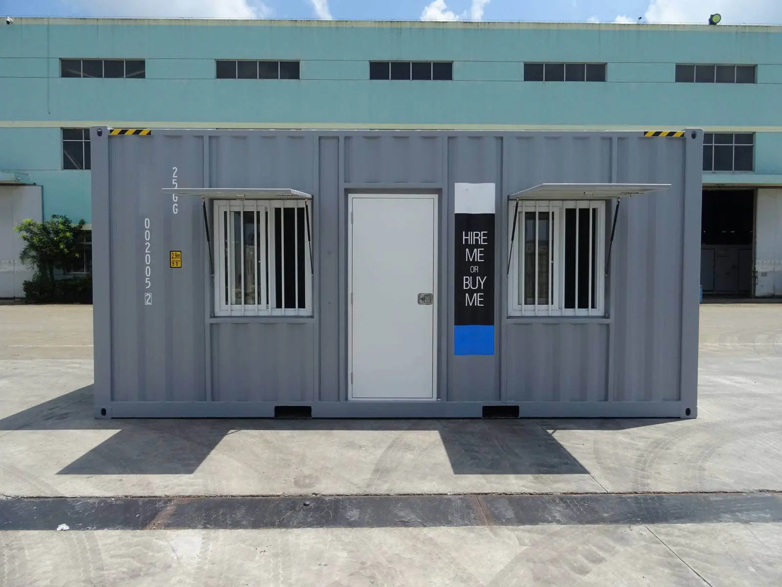 20′ High Cube Office Container with | C522 | Bluegrass