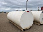 2,000 Gallon Skid Mounted Steel Bulk Fuel Storage Tank