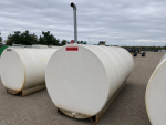 2,000 Gallon Skid Mounted Steel Bulk Fuel Storage Tank