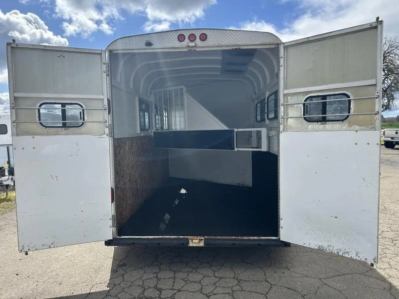 2000 Morgan Built 3 Horse Bumper Pull Horse Trailer