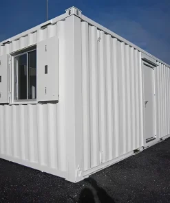 20ft New Build Anti-Vandal Office – White Open Plan Portable Office Unit