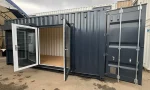20ft x 8ft Custom Shipping Container Conversion – Portable Building