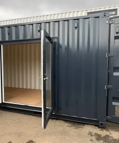 20ft x 8ft Custom Shipping Container Conversion – Portable Building