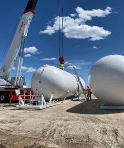 30000 Gallon Skid Propane Tanks Online ASME Storage NGL & LPG Storage Bullet