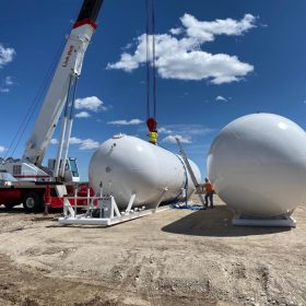 30000 Gallon Skid Propane Tanks Online ASME Storage NGL & LPG Storage Bullet
